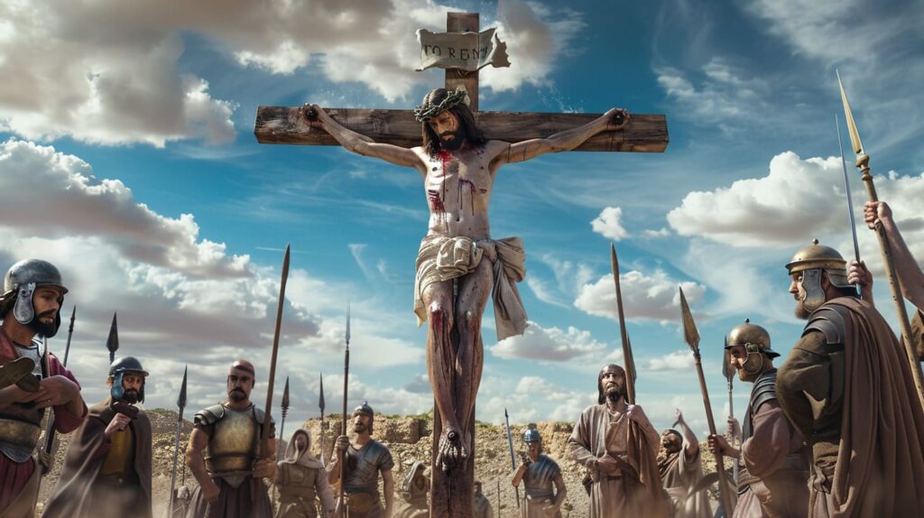 divindade crucificada